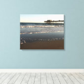 Ocean Scene mit Myrtle Beach Staat Park Pier Leinwanddruck (Insitu (Holzboden))