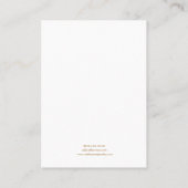 Ocean Schmuckkarte Visitenkarte (Rückseite)