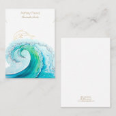 Ocean  Schmuckkarte Visitenkarte (Vorne/Hinten)