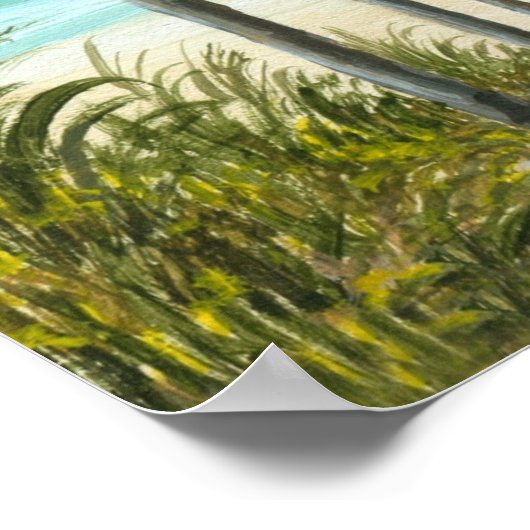 Ocean Sea Beach 147 Poster (Ecke)