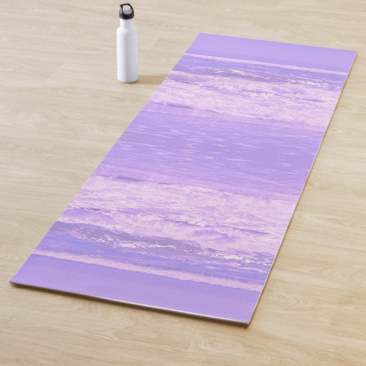 Ocean Sea Beach Lila Waves Wasser Yogamatte (Beispiel)