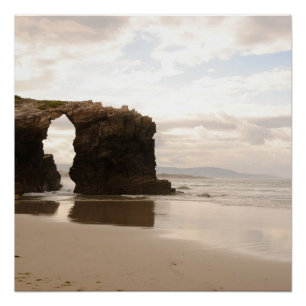 Ocean Sea Beach Rock Sand Nature Name Persönlich Poster