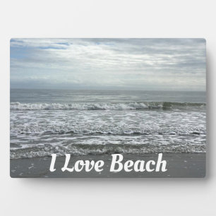 Ocean Sea Beach Water Foto Quote Typografie Cool Fotoplatte
