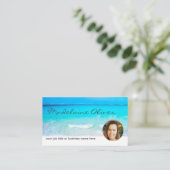 Ocean Sea Foto Reisen Berufliche Visitenkarte (Stehend Vorderseite)