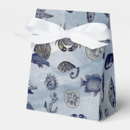 Ocean Sea Life Nautical Seashells Beach Wedding Geschenkschachtel