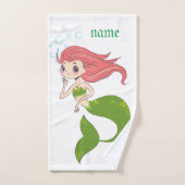 Ocean Sea Life Niedlich Fish Muster Personalisiert Badhandtuch Set (Handtuch)