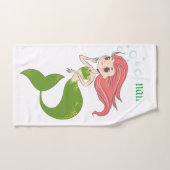 Ocean Sea Life Niedlich Fish Muster Personalisiert Badhandtuch Set (Handtuch)