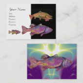 OCEAN - SEA LIFE SCENE Pearl Visitenkarte (Vorne/Hinten)