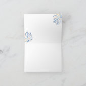 Ocean Sea Octopus Baby Boy Happy Birthday Card Karte (Innenseite)