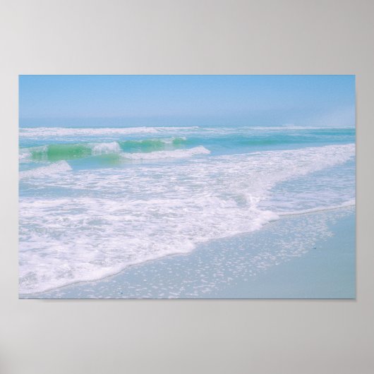 Ocean Sea Sky Nature Pastel Poster (Vorne)