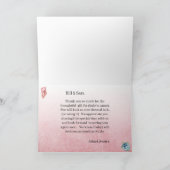 Ocean Sea Turtle Girls Danke Karte (Innenseite)