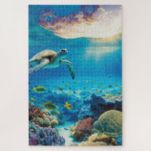 Ocean Sea Turtle Puzzle