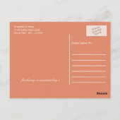 Ocean Sea Turtle, Soft Coral Beach Vielen Dank Postkarte (Rückseite)