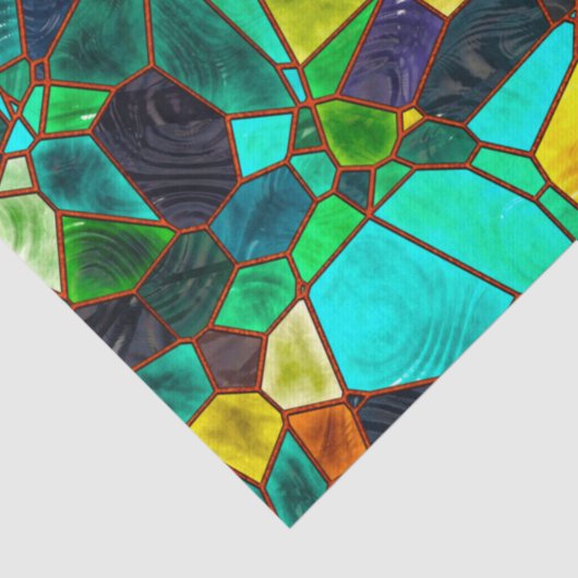 Ocean Seaglass Glass Decoupage Seidenpapier (Ausschnitt)