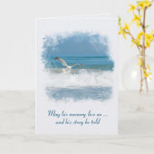 Ocean Seagull Beileid Karte (Gelbe Blume)