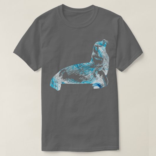 Ocean Seal Wildlife Animal Gift Sea Lion T-Shirt (Design vorne)