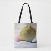 Ocean Seashell im Design des Küstenstrands Tasche (Vorderseite)