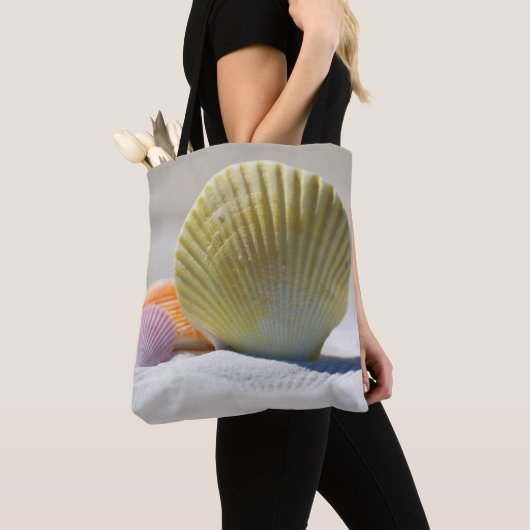 Ocean Seashell im Design des Küstenstrands Tasche (Von Nahem)