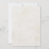 Ocean Seashells Beach Boho Coastal Bridal Shower Einladung (Rückseite)