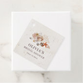 Ocean Seashells Beach Boho Coastal Bridal Shower Geschenkanhänger (Beispiel)