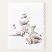Ocean Seashells Beach Personalisiert Planer (Rückseite)