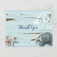 Ocean SeaShells Beach Wedding vielen Dank