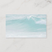 Ocean Seashells Custom Business Cards Visitenkarte (Rückseite)