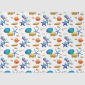 Ocean Seashells Dekoupage LG Elements Seidenpapier (Vorderseite)