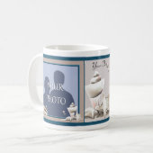 Ocean Seashells Foto Frame Tasse (Vorderseite Links)