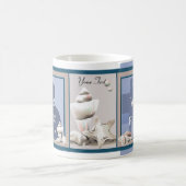 Ocean Seashells Foto Frame Tasse (Mittel)