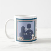 Ocean Seashells Foto Frame Tasse (Links)