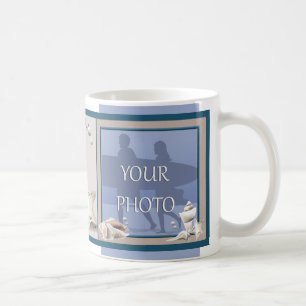 Ocean Seashells Foto Frame Tasse