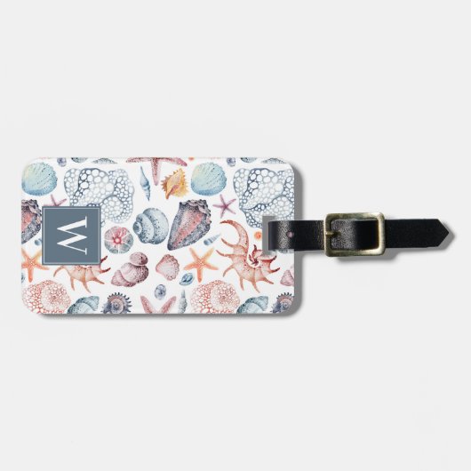 Ocean Seashells - Gepäck Gepäckanhänger (Vorderseite horizontal)