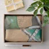 Ocean Seashells on Beach Decoupage Seidenpapier (Geschenk)