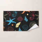 Ocean Seashells Seepferde & Starfish Badhandtuch Set (Handtuch)