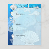 Ocean Seashells Small Event Flyer (Hinten)