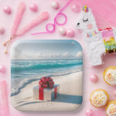 Ocean Seashore Weihnachtsgeschenk Pappteller (Party)