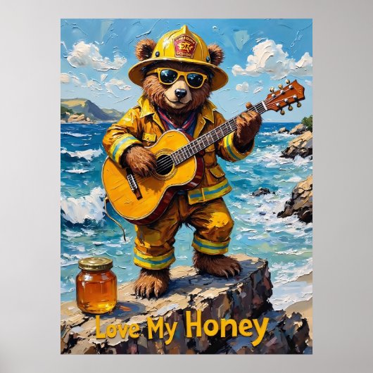 Ocean Serenade: Bär's Rocky Ballad Poster (Vorne)