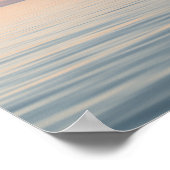 Ocean Serenity at Sunset Poster (Ecke)