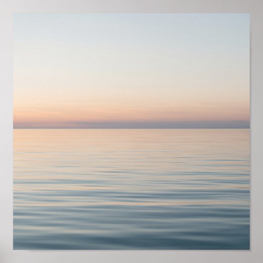 Ocean Serenity at Sunset Poster (Vorne)