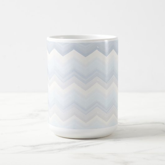 Ocean Shades Wasserfarbe Zickzack Kaffeetasse (Mittel)