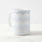 Ocean Shades Wasserfarbe Zickzack Kaffeetasse (Vorderseite Links)