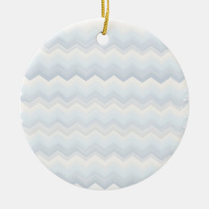 Ocean Shades Wasserfarbe Zickzack Keramikornament
