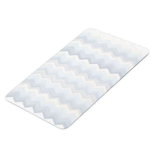 Ocean Shades Wasserfarbe Zickzack Magnet (Linke Seite)