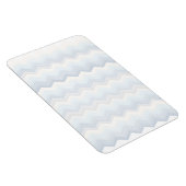 Ocean Shades Wasserfarbe Zickzack Magnet (Rechte Seite)