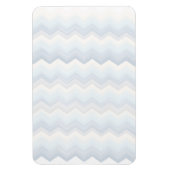 Ocean Shades Wasserfarbe Zickzack Magnet (Vertikal)