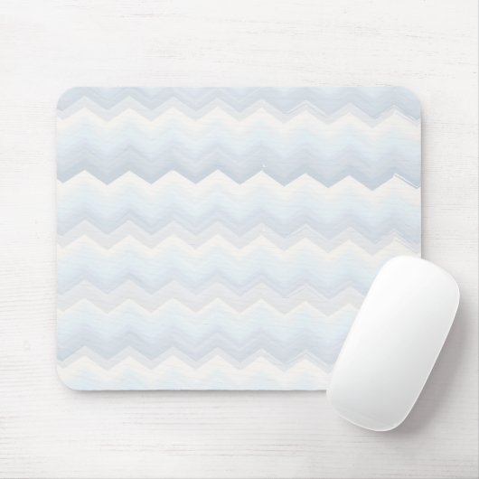 Ocean Shades Wasserfarbe Zickzack Mousepad (Mit Mouse)