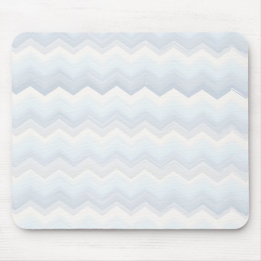 Ocean Shades Wasserfarbe Zickzack Mousepad (Vorne)