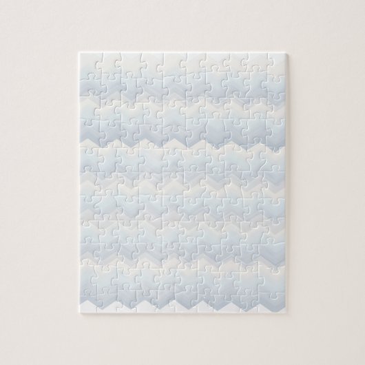 Ocean Shades Wasserfarbe Zickzack Puzzle (Vertikal)