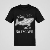 Ocean Shark No Escape Men's Graphic T-Shirt